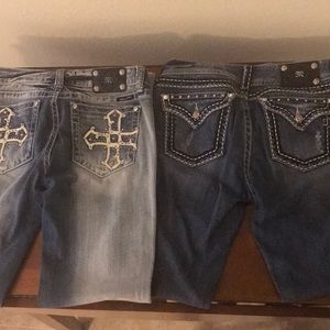Distressed Miss Me Jeans